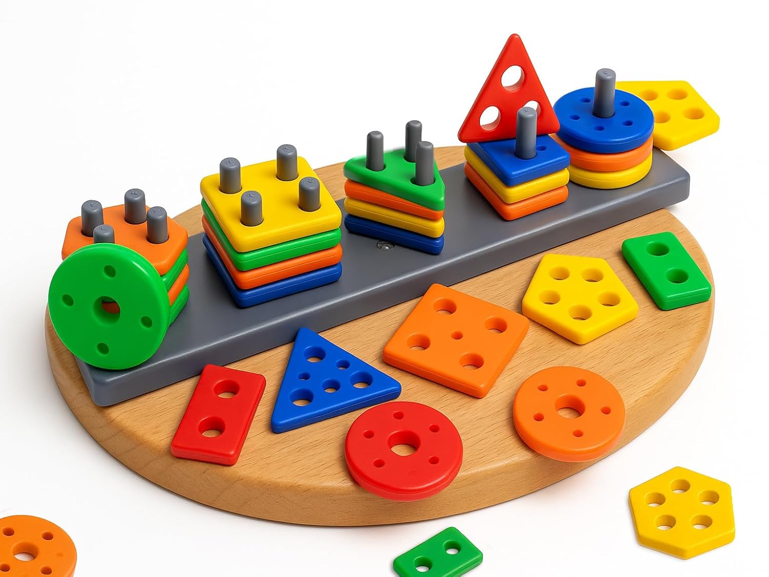 Novo Baby Smart Activity Fun&Learning Blocks Geometrics, Educational & Learning Sorter Toys