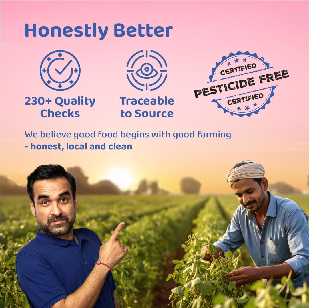 DeHaat Honest Farms Pesticide Free Jaggery Powder (Gur) 400 GM