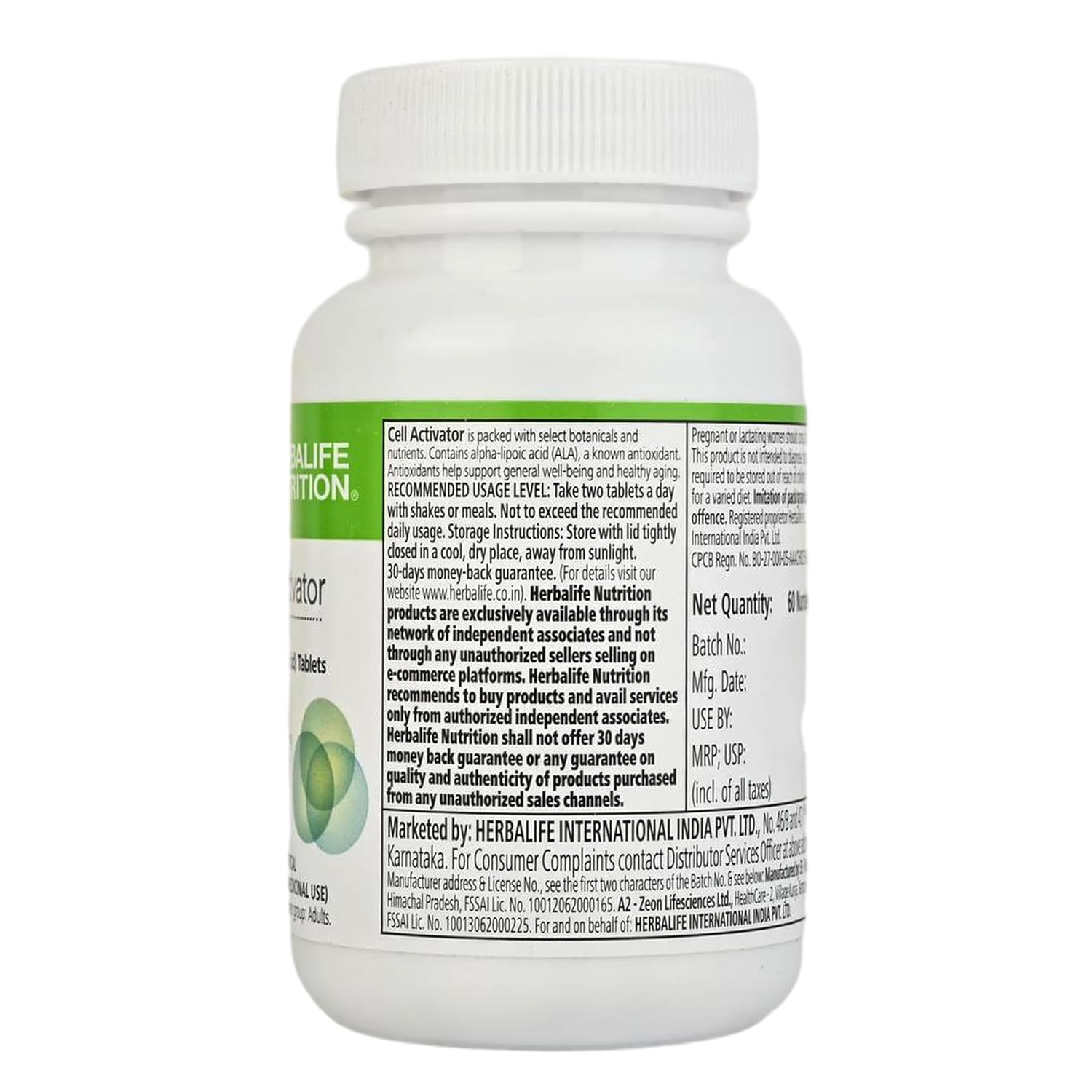 Herbalife Cell Activator New - 60 Tablets