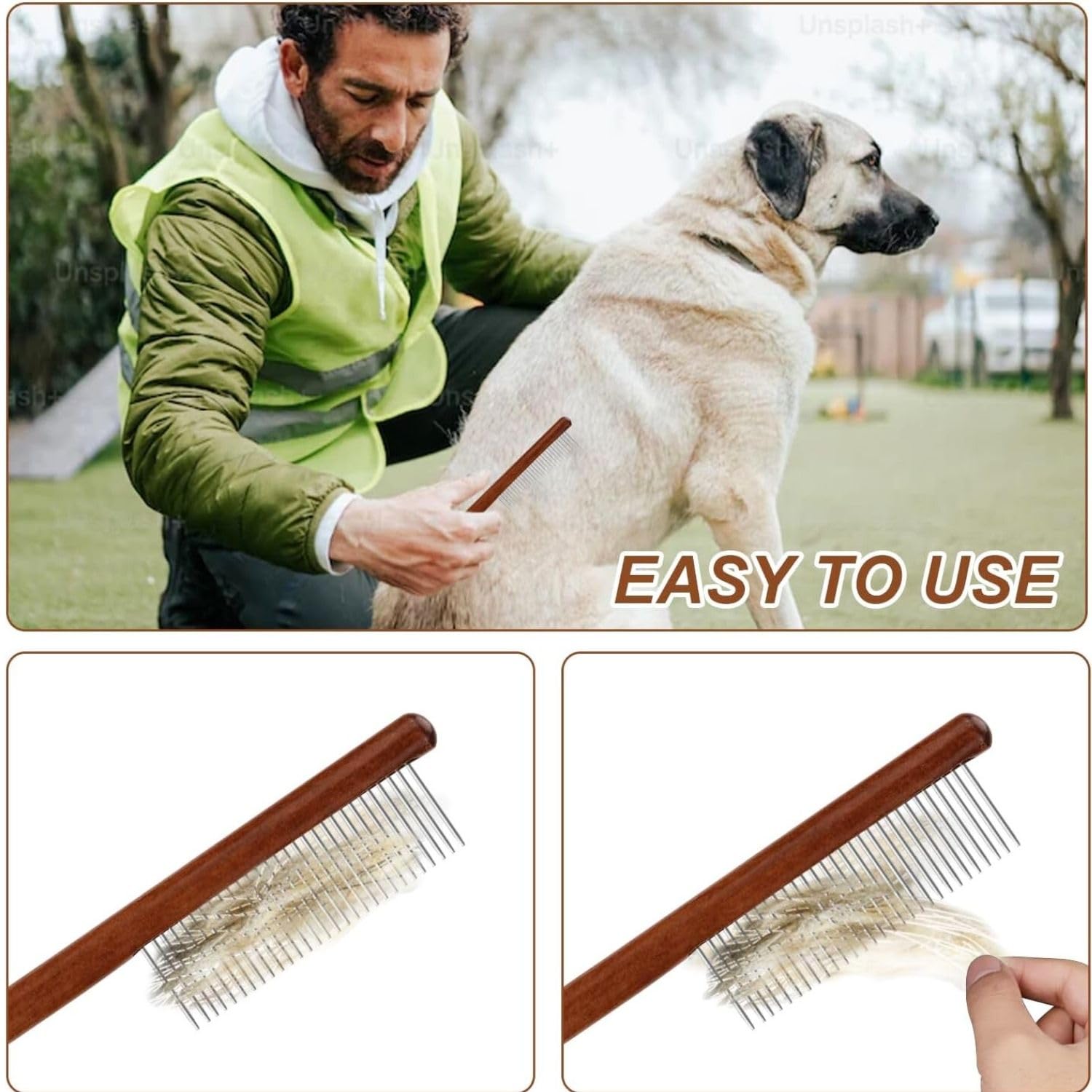 Emily Pets Grooming Comb for Dogs & Cats