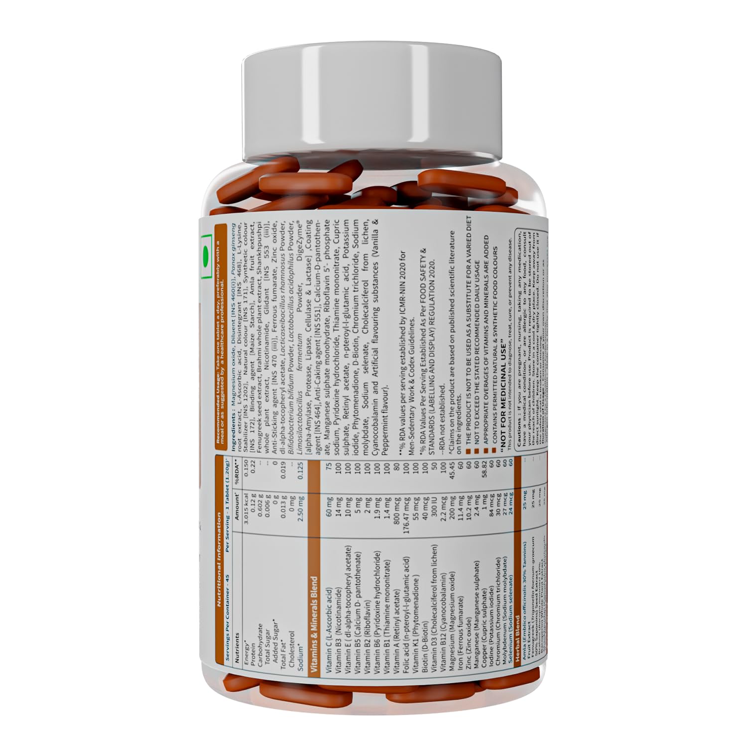 Neuherbs Adults 40+ Multi Vitamin - 60 Tablets
