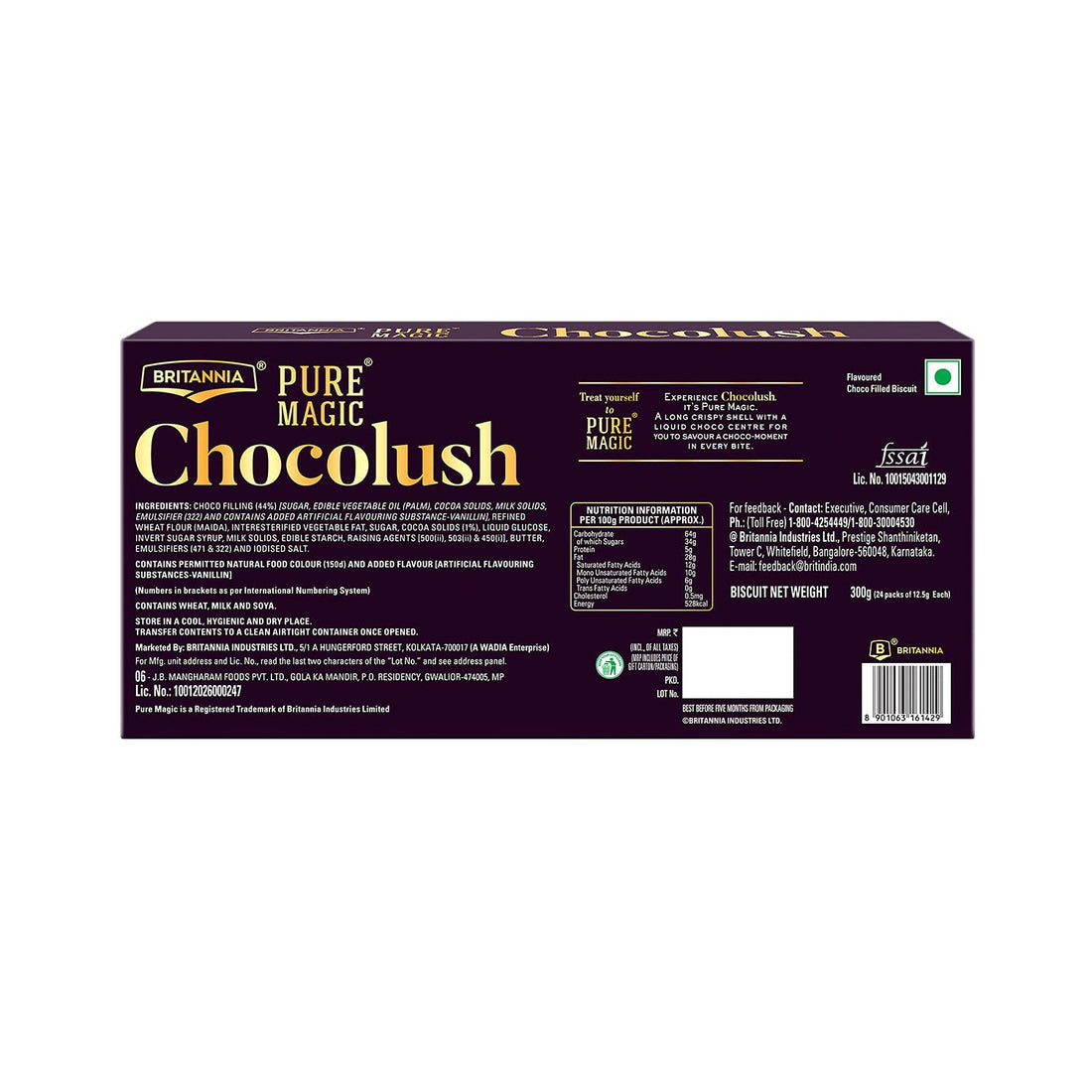 Britannia Pure Magic Chocolush - 300 G