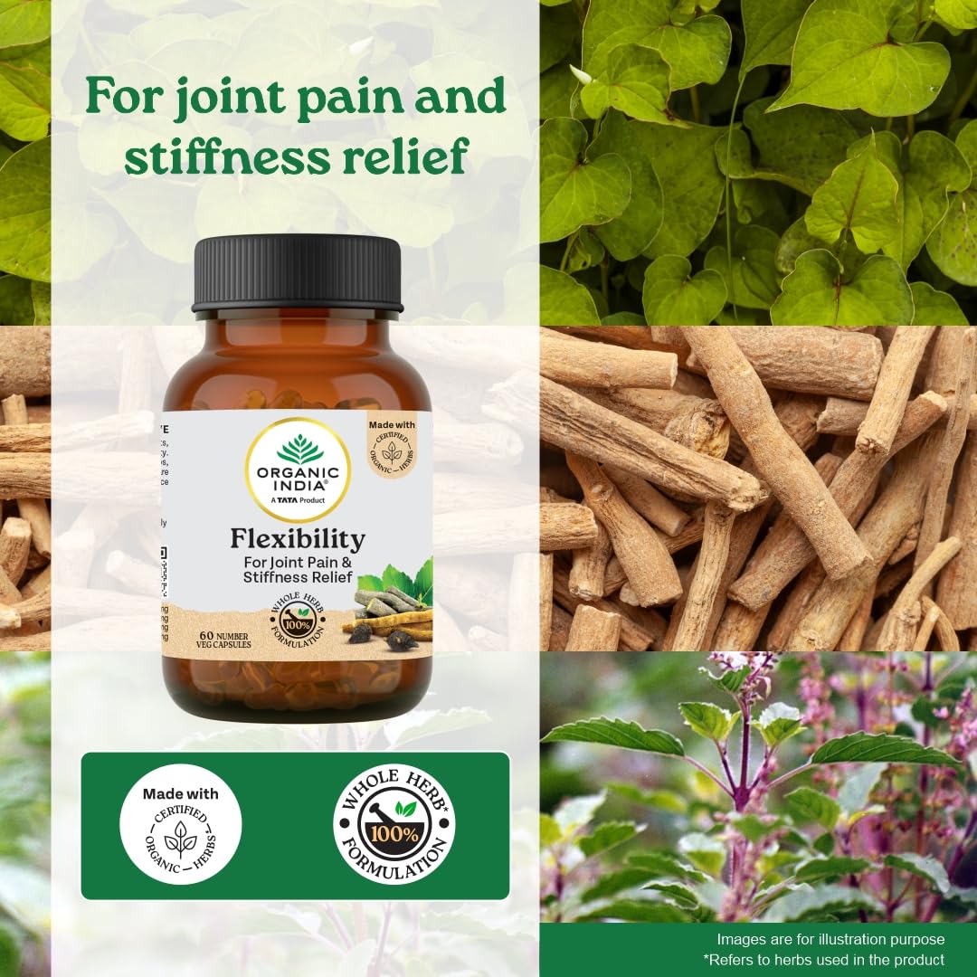 Organic India Flexibility - 60 Veg Capsules