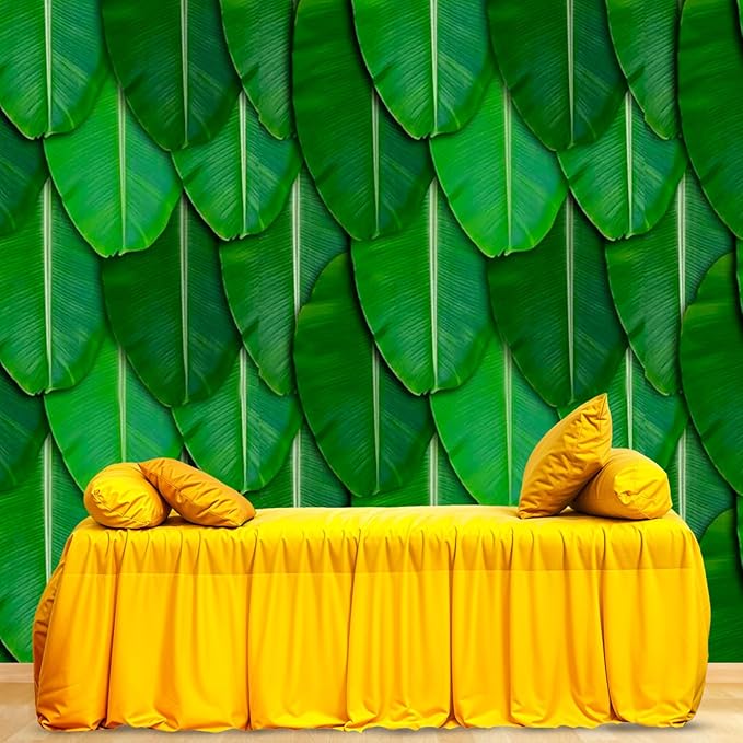Party Propz Banana Leaf Backdrop Cloth 8x5ft Decoration