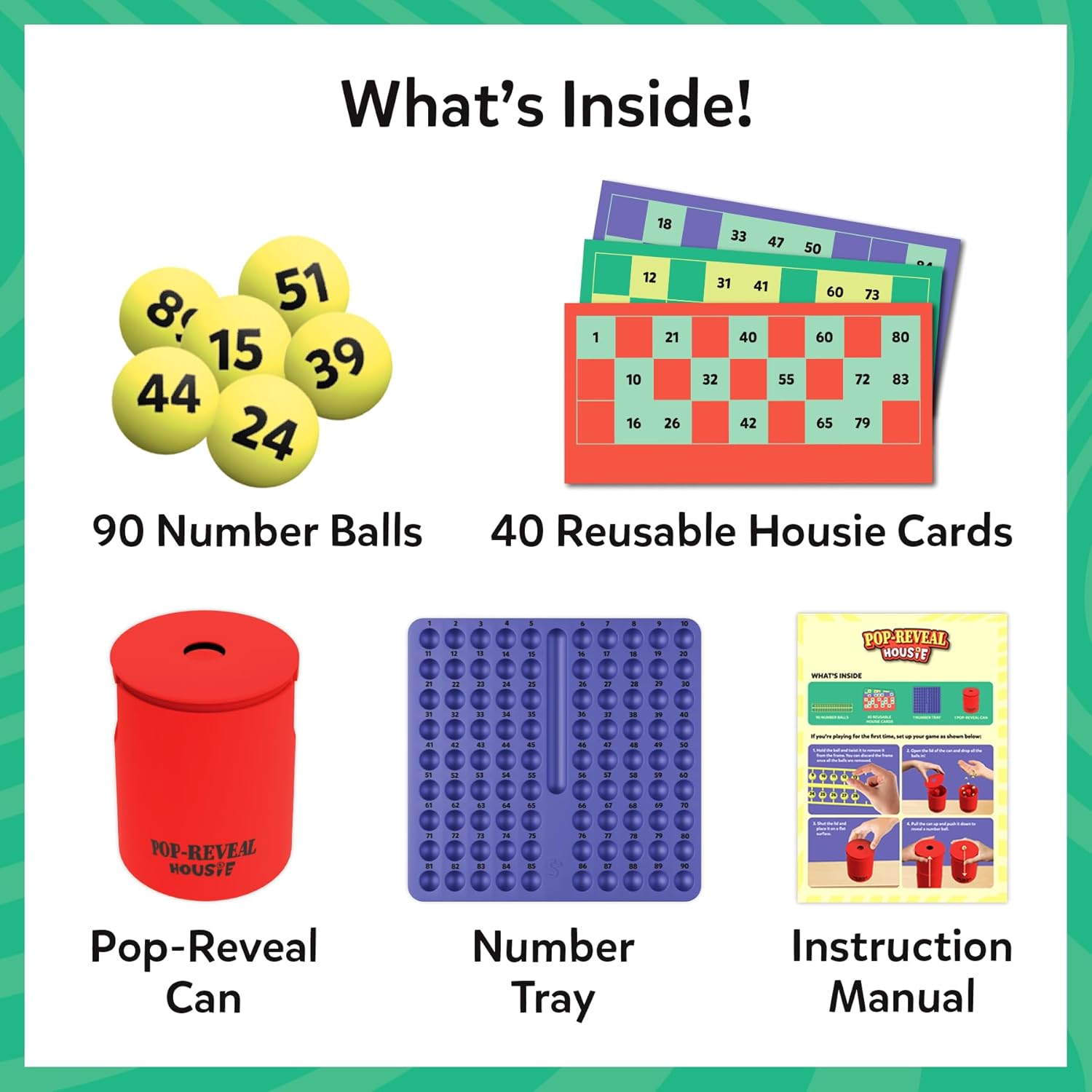 Skillmatics Pop-Reveal Housie – Classic Housie Tambola Game with a Twist