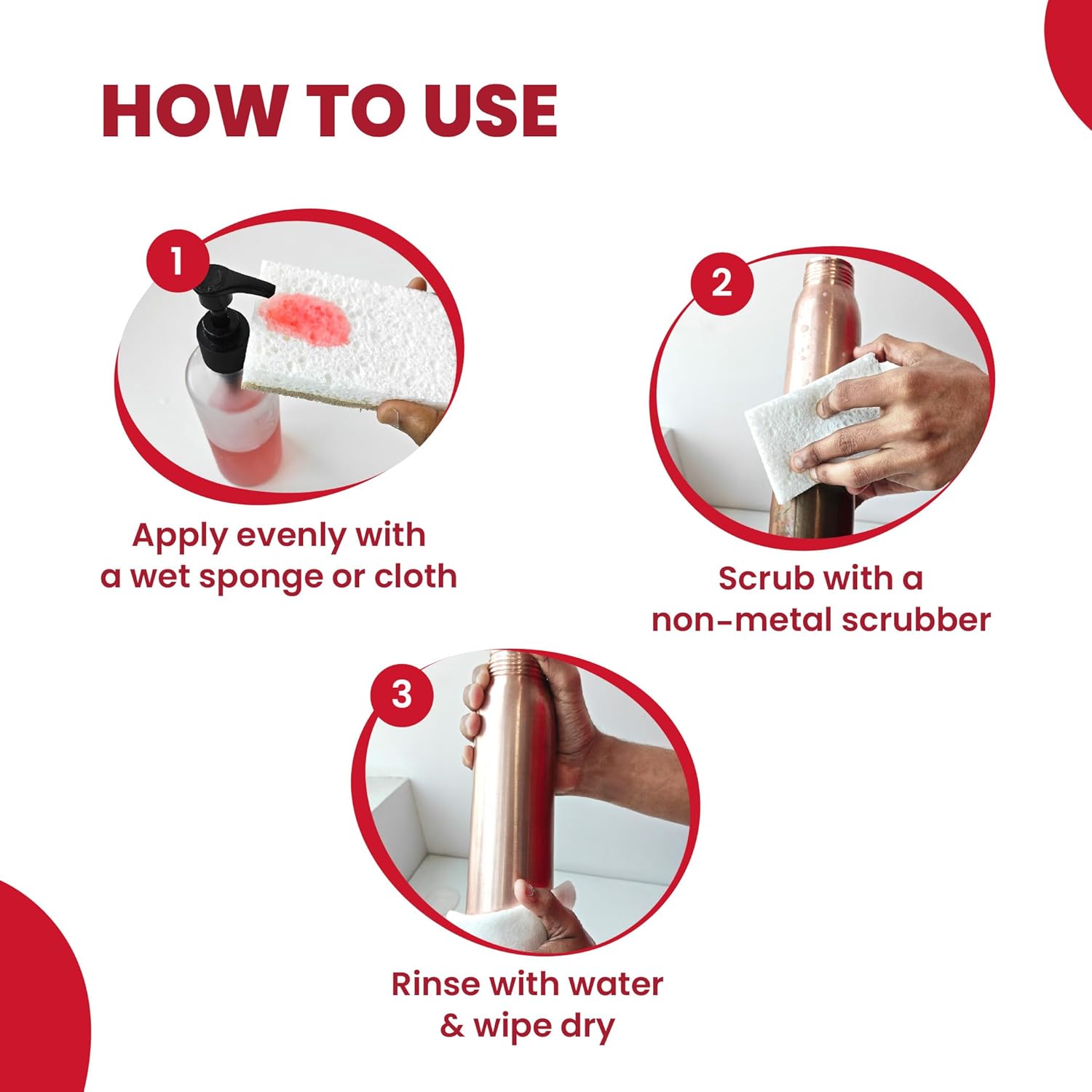 Happi Planet Copper, Bronze & Brass Cleaner - 200 ml