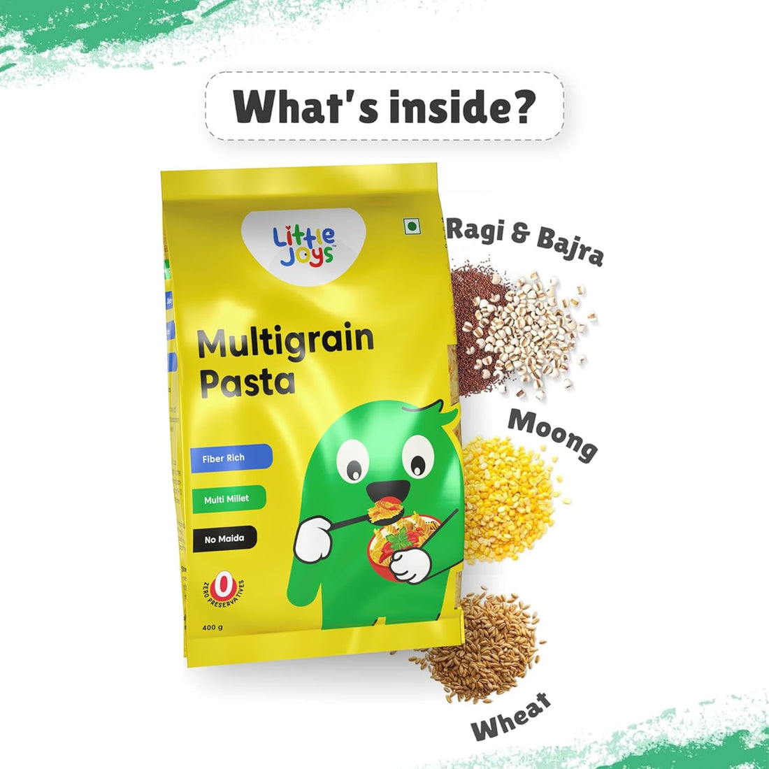 Little Joys No Maida Multigrain Fusilli Pasta - 400 G
