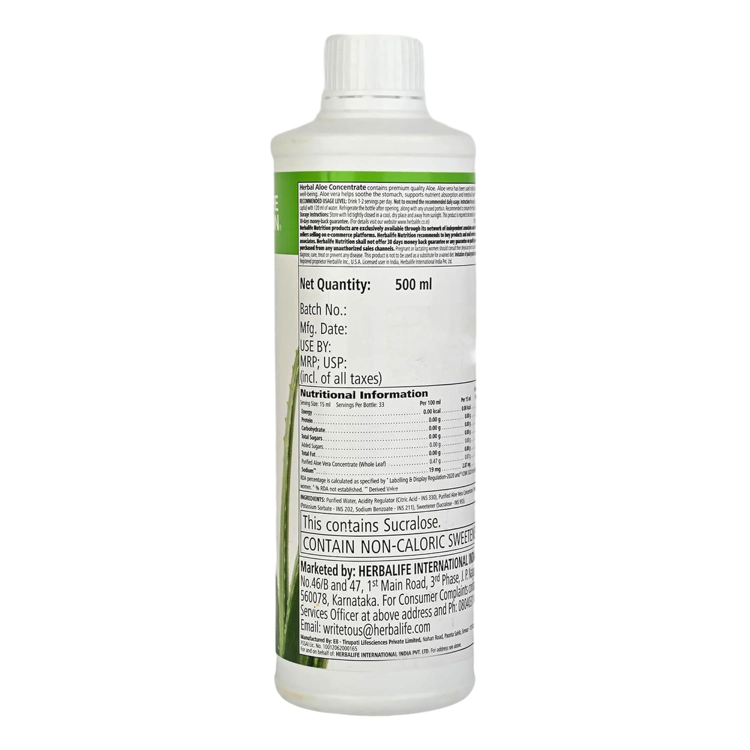 Herbalife Nutrition Herbal Aloe Concentrate (500ml)