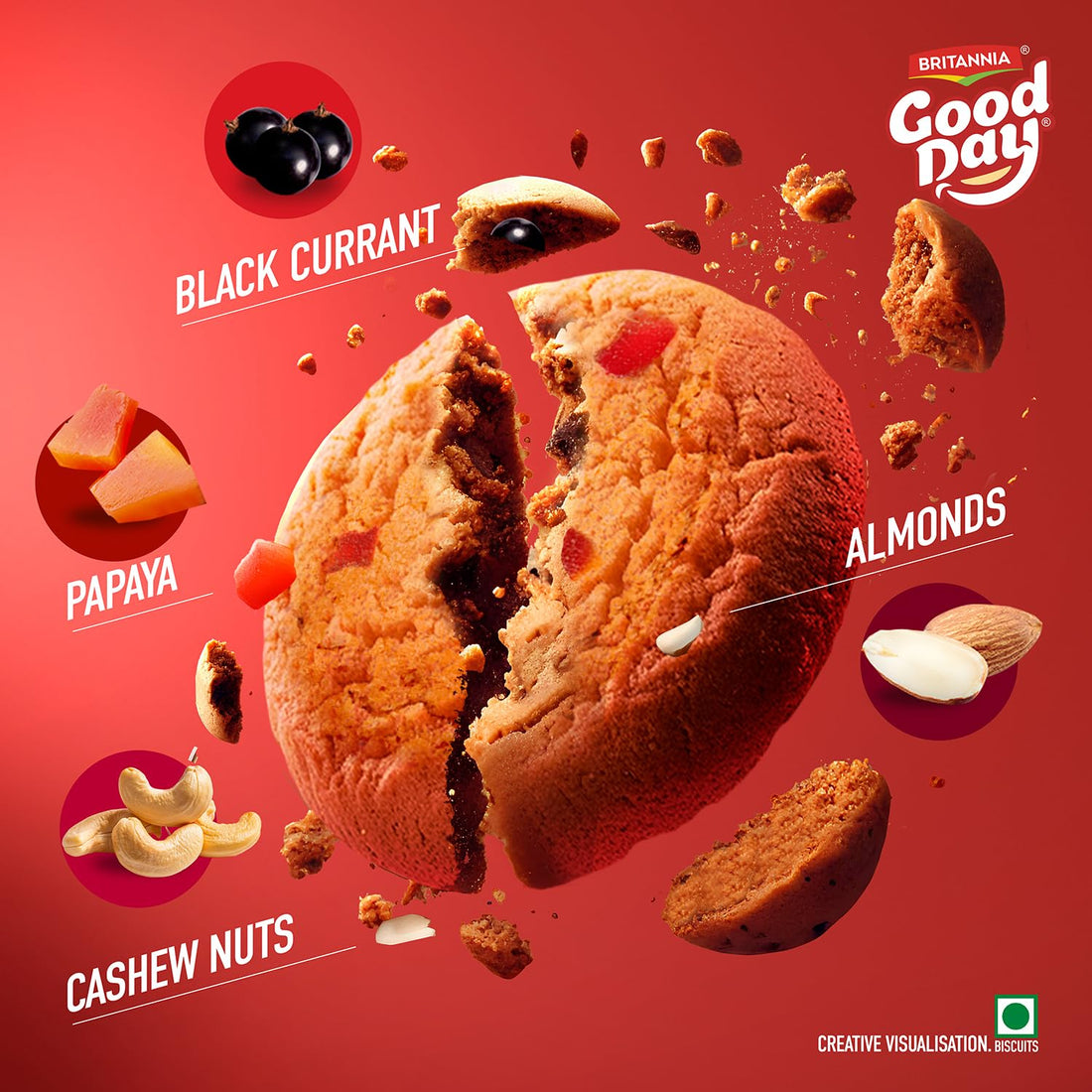 Britannia Good Day Fruit and Nut - 450 g