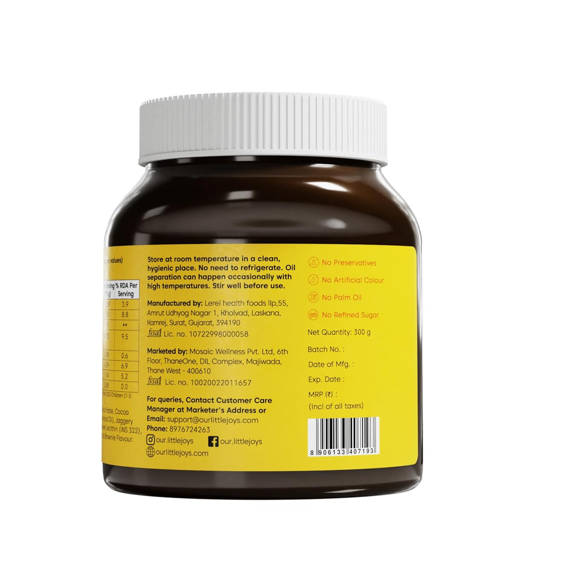Little Joys Chocolate Spread for Kids | Sweetened with Jaggery - 300 G