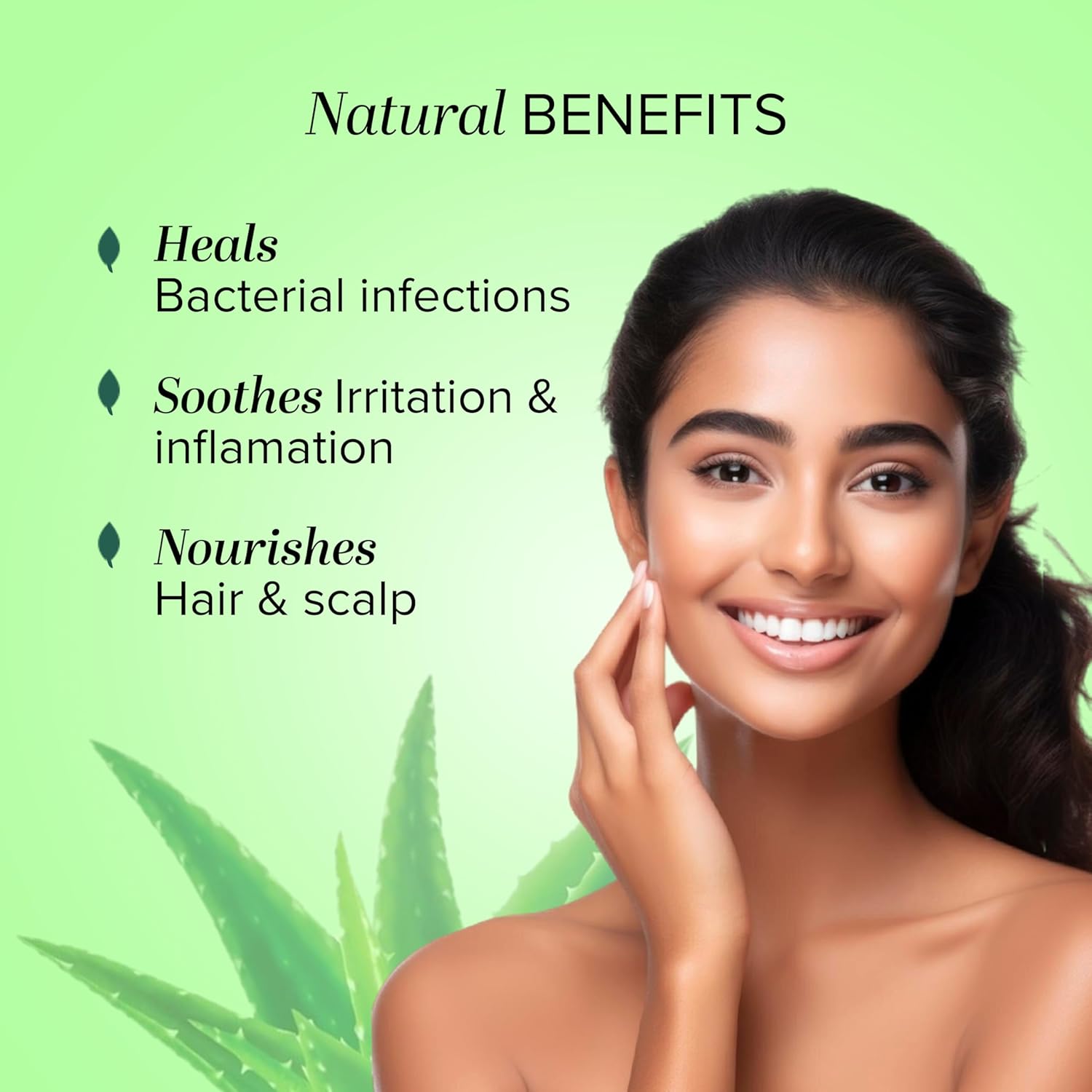 Khadi Natural Herbal Aloe Vera Gel with Dispenser  500ml