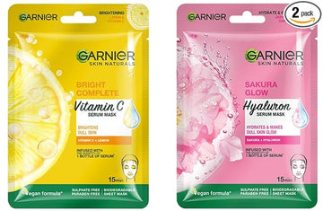 Garnier Sakura White Sheet Mask Combo