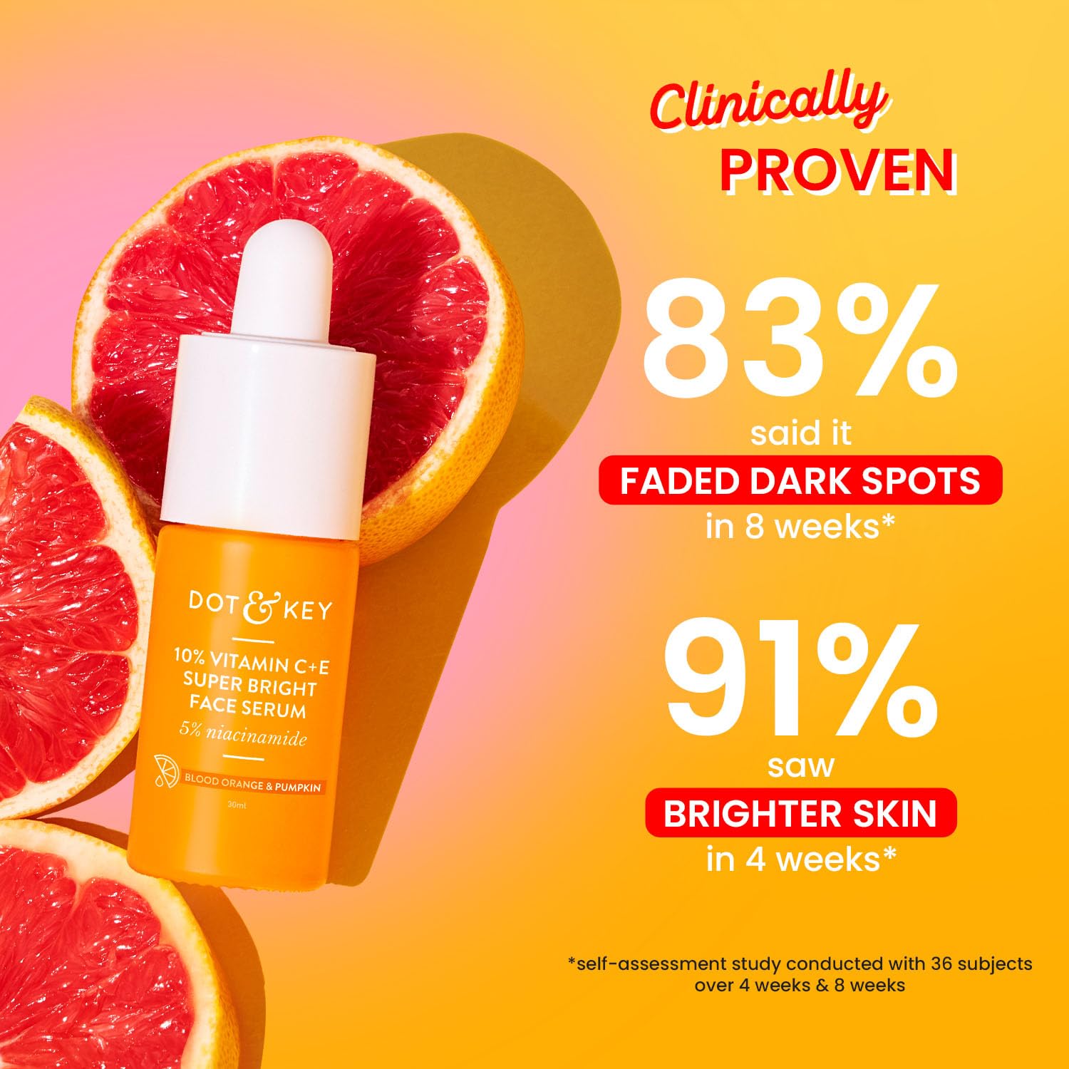 DOT & KEY 10% Vitamin C + E Serum with 5% Niacinamide