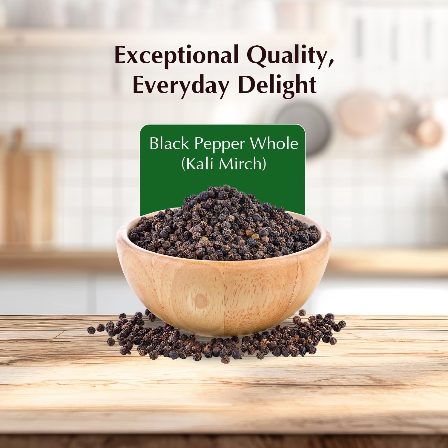 Vedaka Black Peppercorn (Kali Mirch), 100g