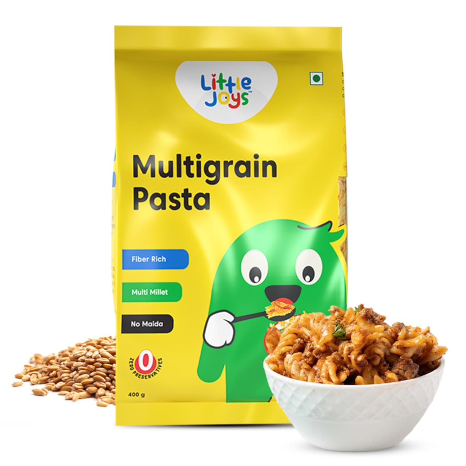 Little Joys No Maida Multigrain Fusilli Pasta - 400 G