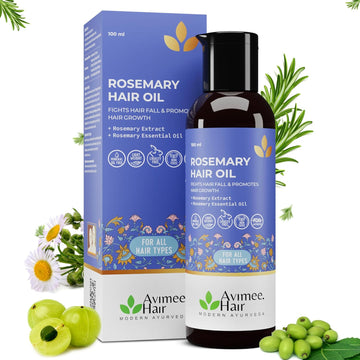 Avimee Herbal Rosemary Hair Oil | Mineral Oil Free | 100mL