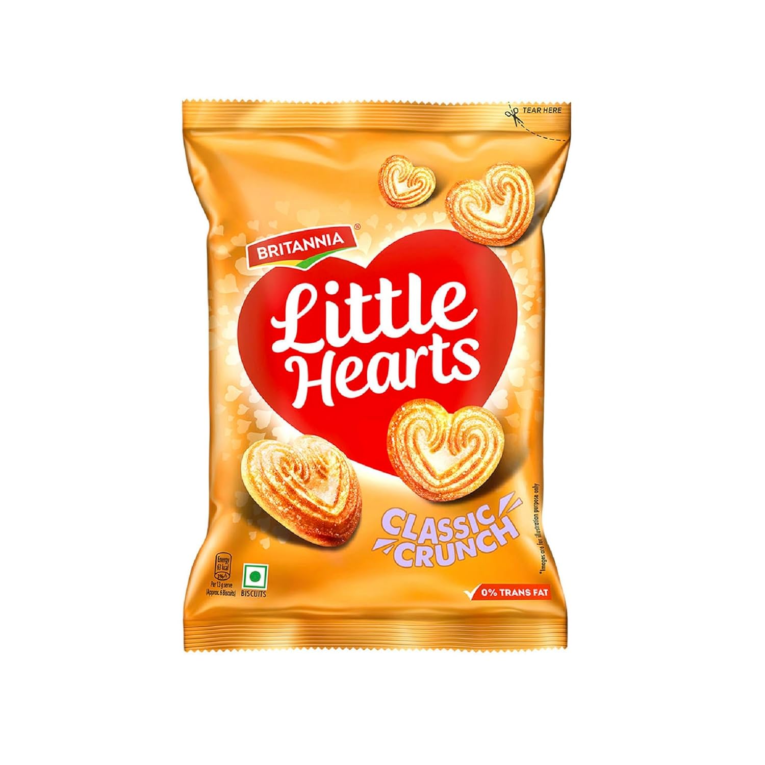 Britannia Little Hearts, 75g