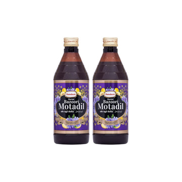 Hamdard Sharbat Bazoori Motadil | 500 ML | Pack of 2