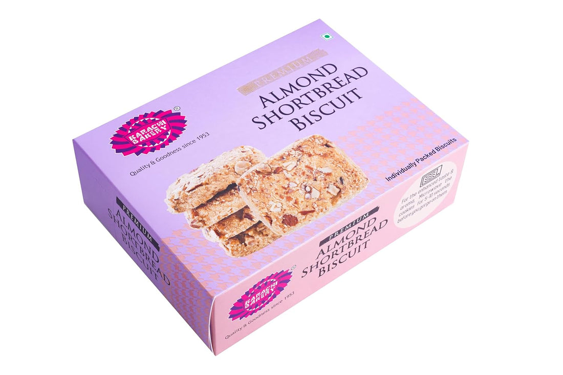 KARACHI BAKERY PREMIUM ALMOND SHORTBREDBISCUITS, 300G