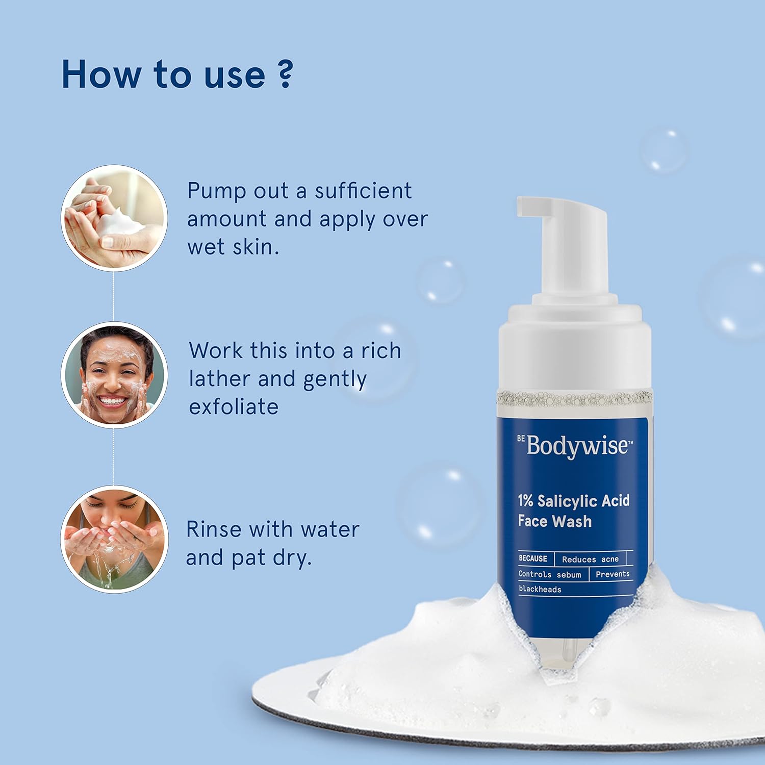 Be Bodywise 1% Salicylic Acid Oil Control Face Wash