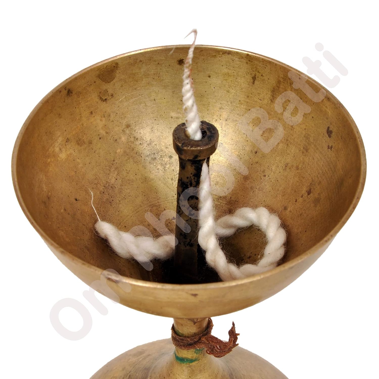 Om Phool Batti Long Cotton Wicks Akhand Jyot Wicks Navratri Special (White, Pack of 12)