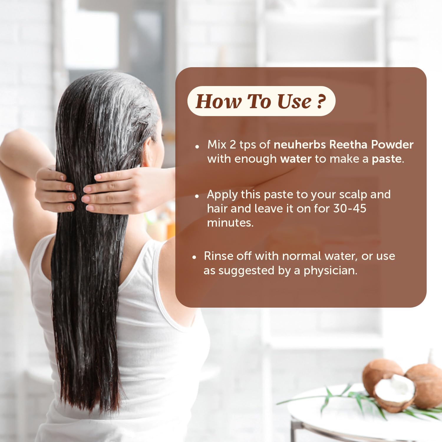 Neuherbs Reetha Powder For Hair - 100g