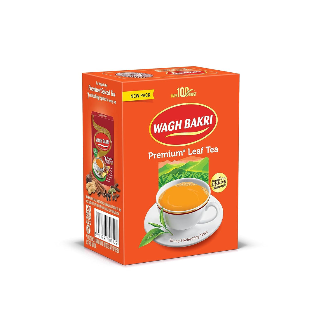 Wagh Bakri Assam, Premium Leaf Tea Carton Pack,500 Gram