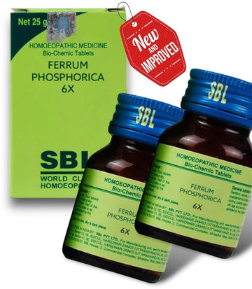SBL Ferrum Phosphorica 6X [25gm] Homeopathy Medicine