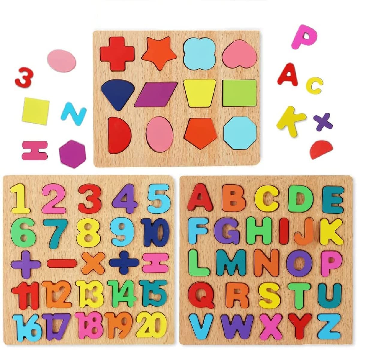 Chocozone Wooden Learning Educational Game Board