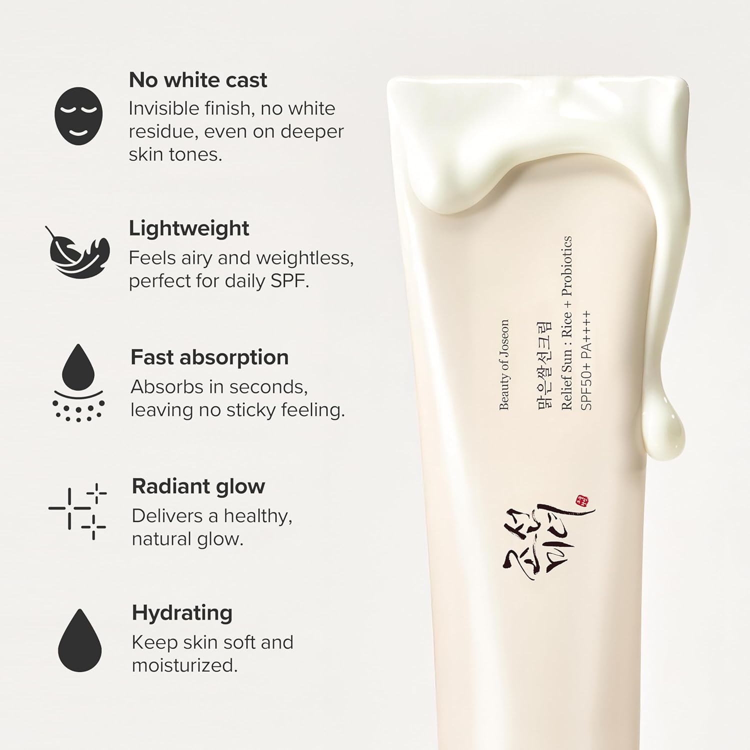 Beauty of Joseon Relief Sun Rice + Probiotics 50 ml SPF 50+ PA++++