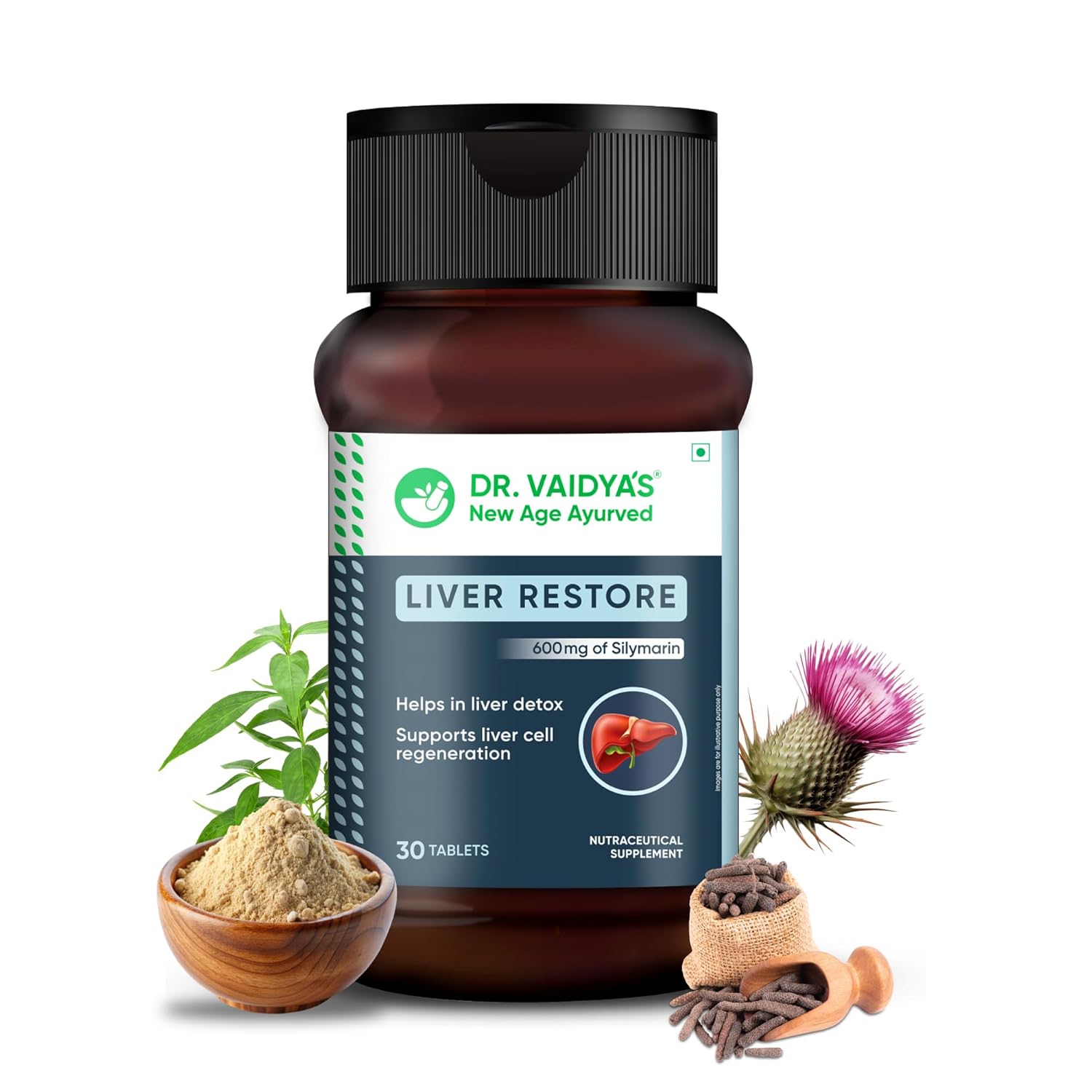 Dr. Vaidya's Liver Restore Tablets