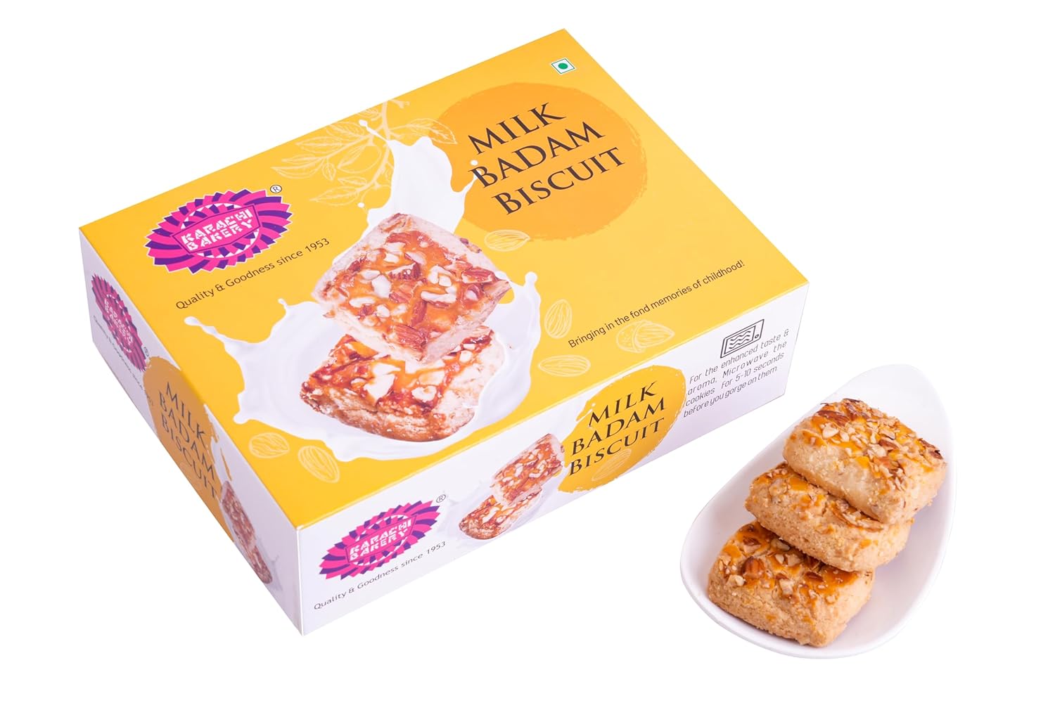 Karachi Bakery Milk Badam Biscuits, 400g