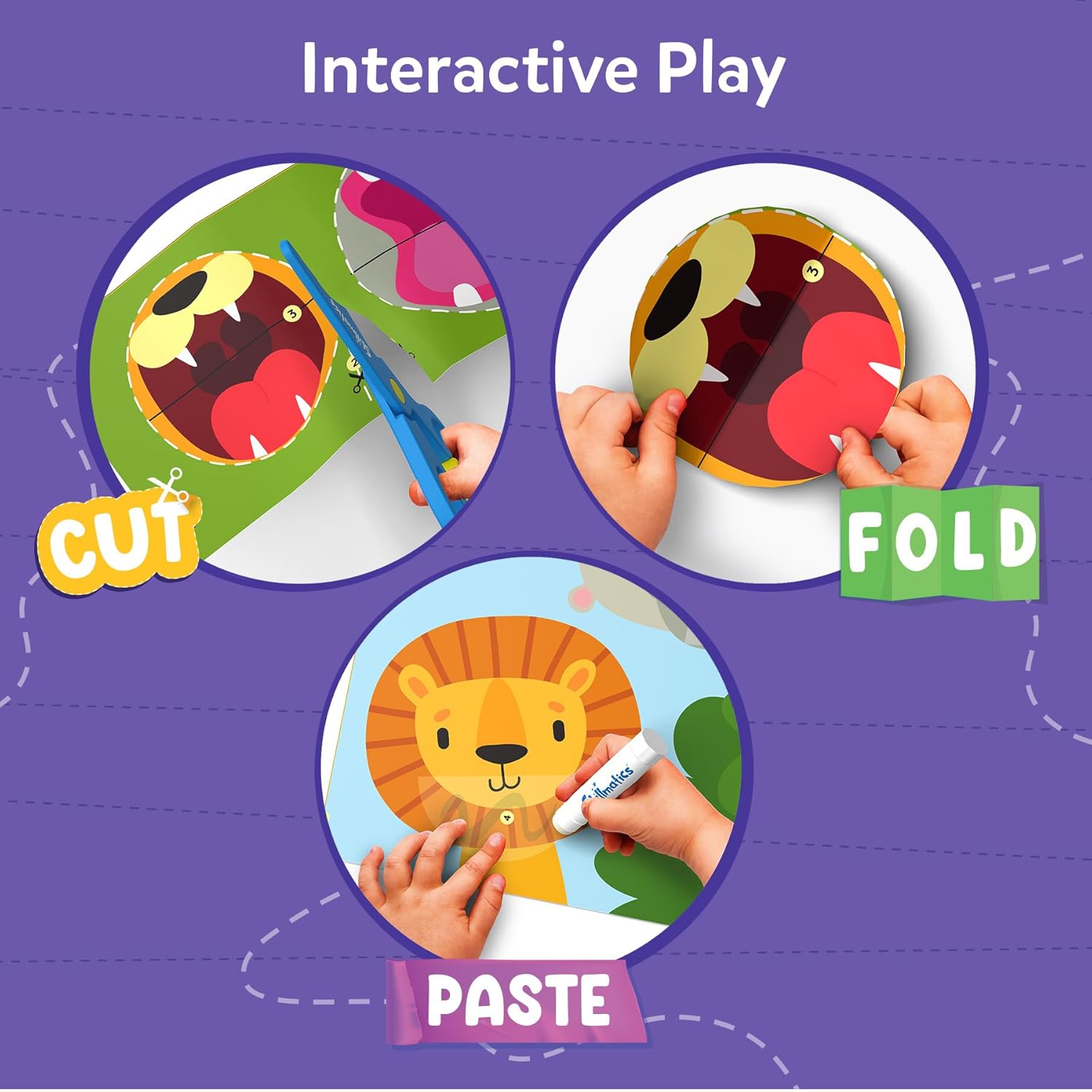 Skillmatics Scissor Skills Activity Book for Preschoolers – Snip Snip