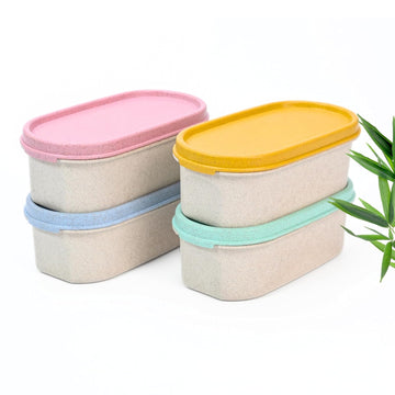 Eha Earth Friendly Storage Containers For Kitchen With Lid | Kitchen Containers Set of 4 | 600 ml