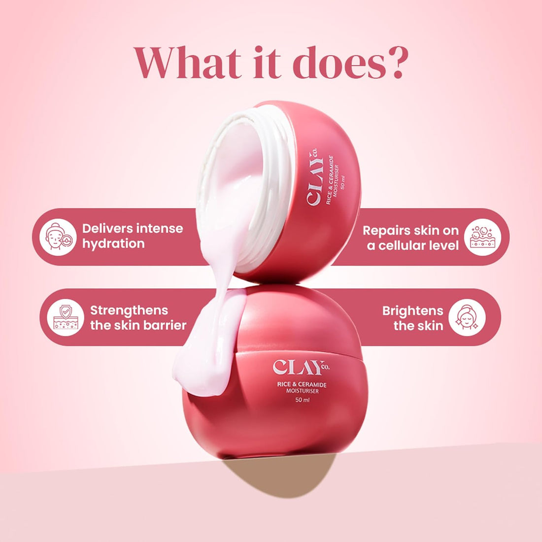 Clayco Rice & Ceramide Moisturizer - 50ml