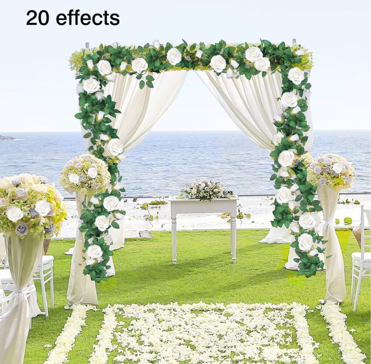 VRB Dec 1 Pcs Artificial Flower Vine Garlands Hanging Artificial Flowers