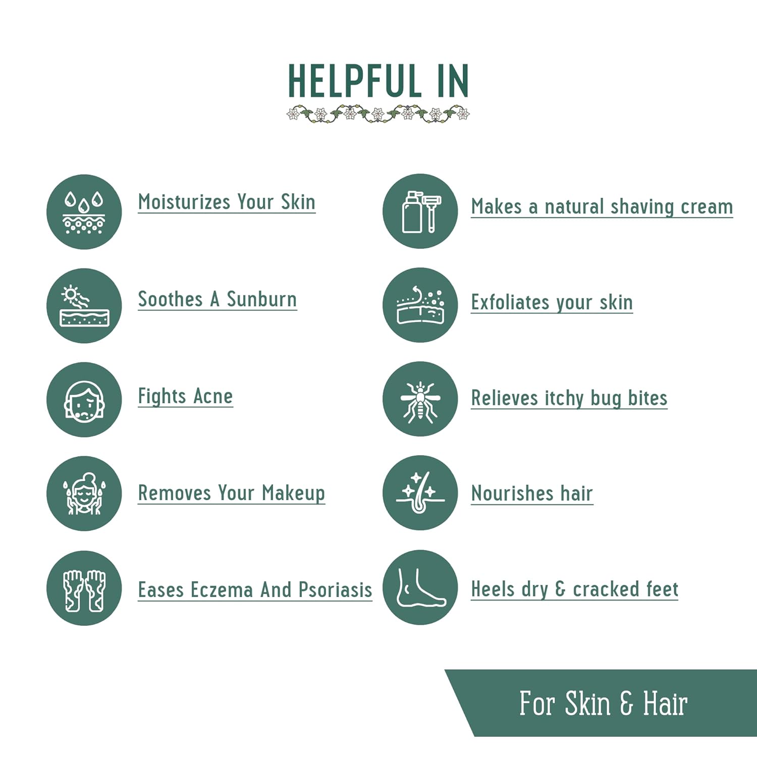 Avimee Herbal Pure Aloe Vera Gel for Skin and Hair - 100 ml