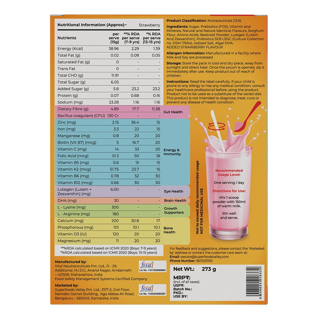 Good Monk Strawberry Milk Mix – Low Sugar & Healthy Boost