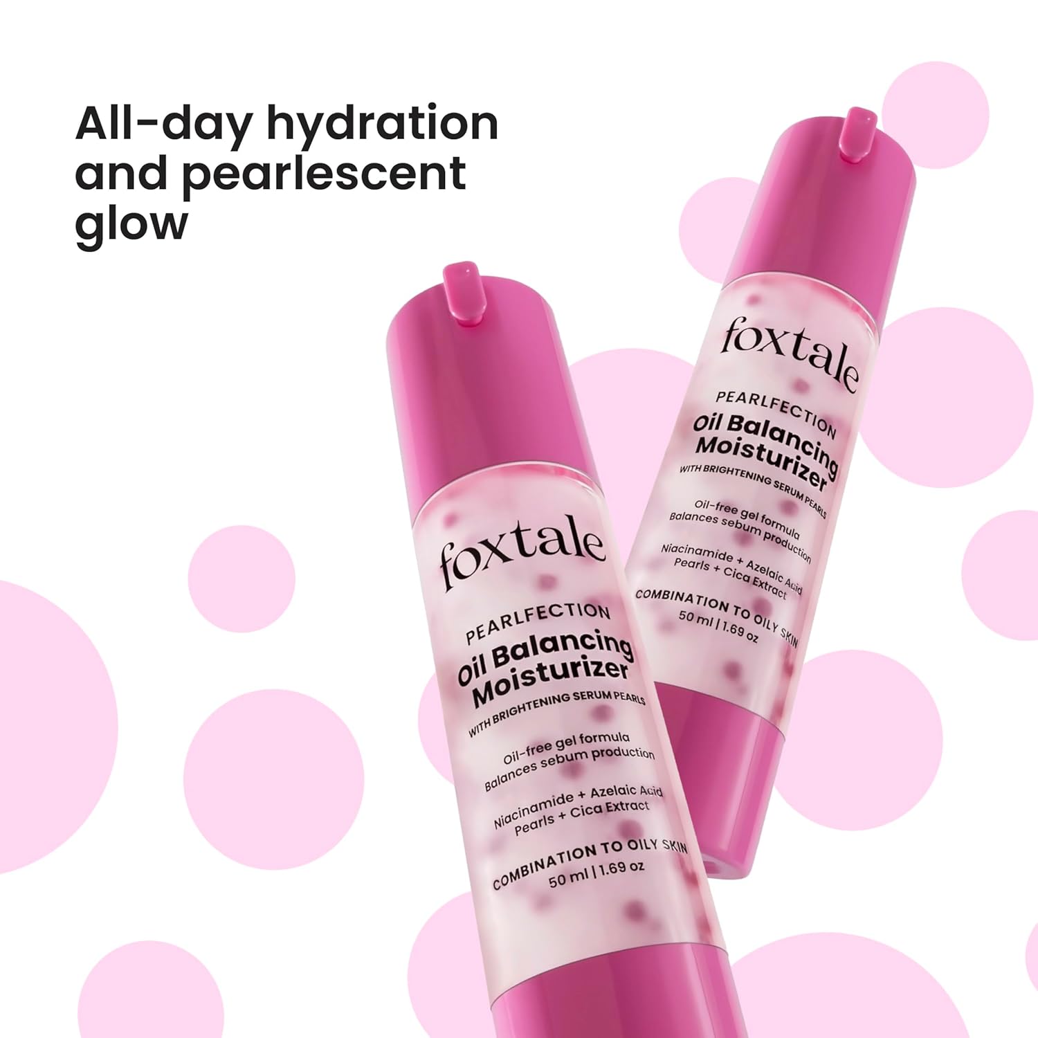 Foxtale Oil Balancing Moisturizer with Niacinamide, 50ml