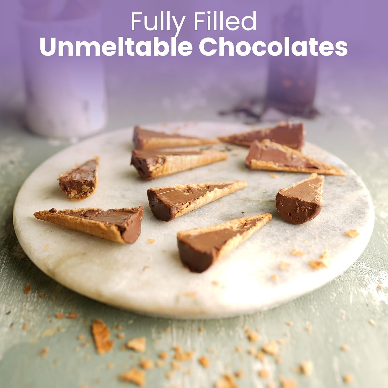 Pure Temptation Chocoblast Chocolate-Filled Waffle Cones [30 Pieces Chocolate Box]