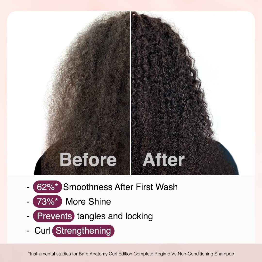 Bare Anatomy Curl Defining Shampoo + Hair Mask + Leave-In Conditioner + Gel