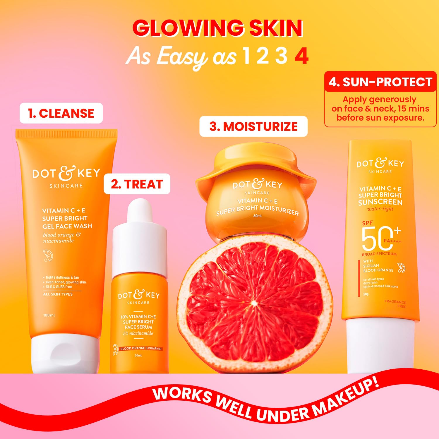 DOT & KEY Vitamin C + E Super Bright Sunscreen Spf 50