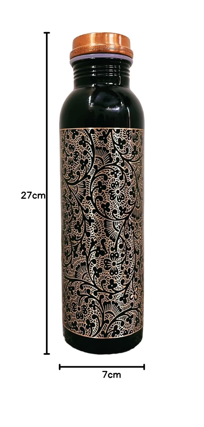 KC Pure Copper Designer Water Bottle 1000ml