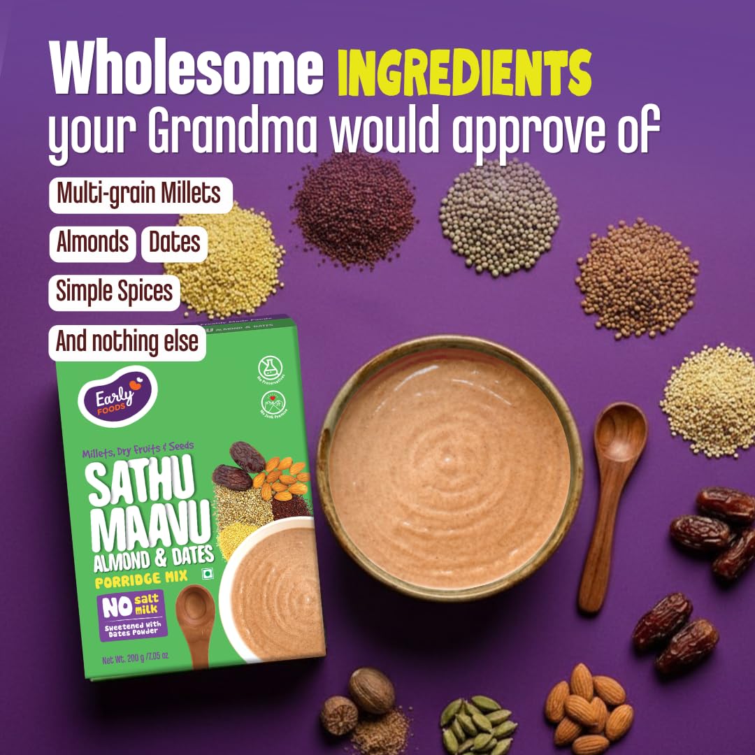 Early Foods - Sathu Maavu with Almonds & Dates - 200G