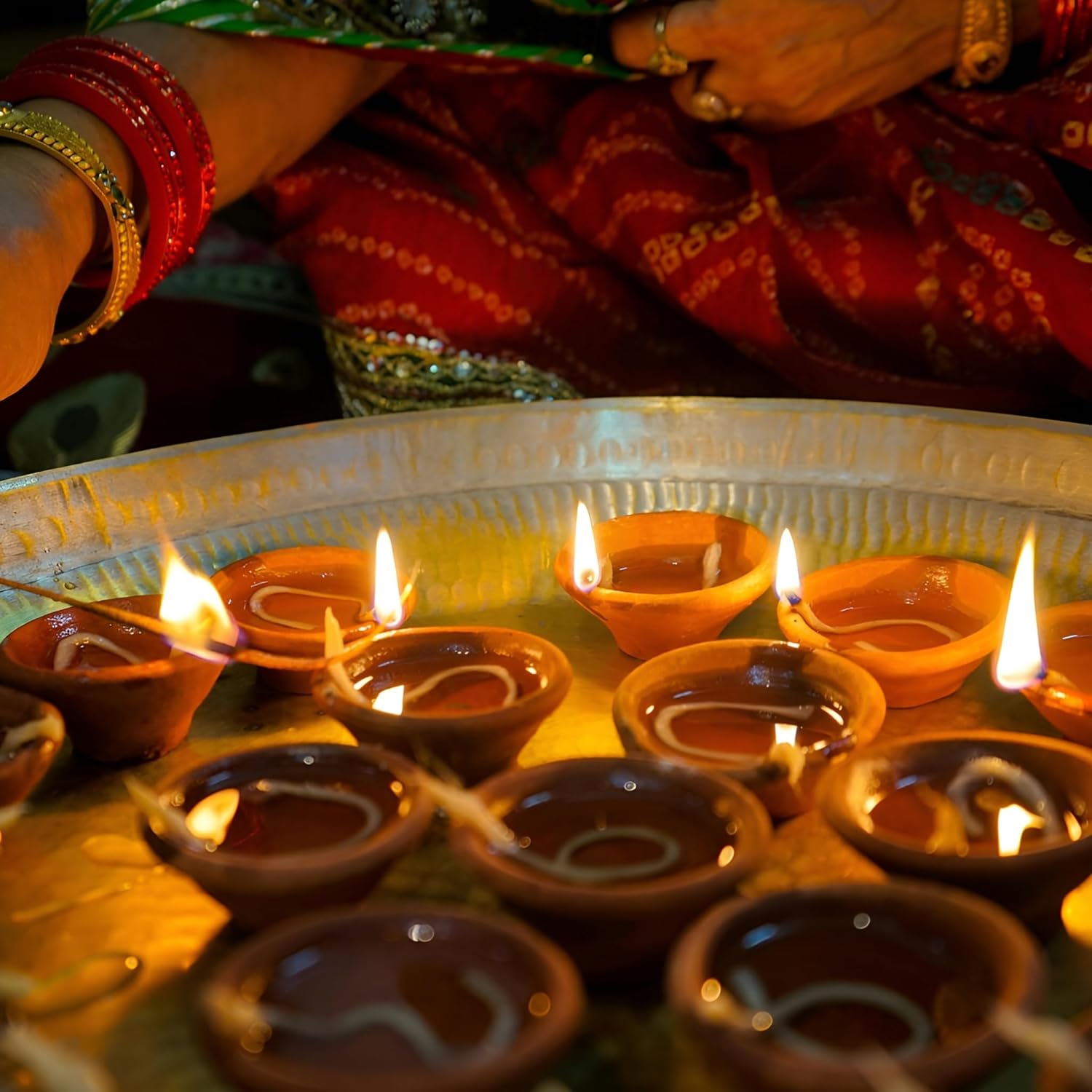 Handmade Clay Mitti Diya for Diwali | Pack of 100