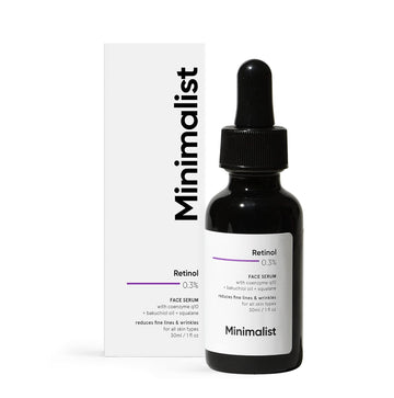 Minimalist Anti-Aging Night Serum with 0.3% Retinol & Q10|30ml