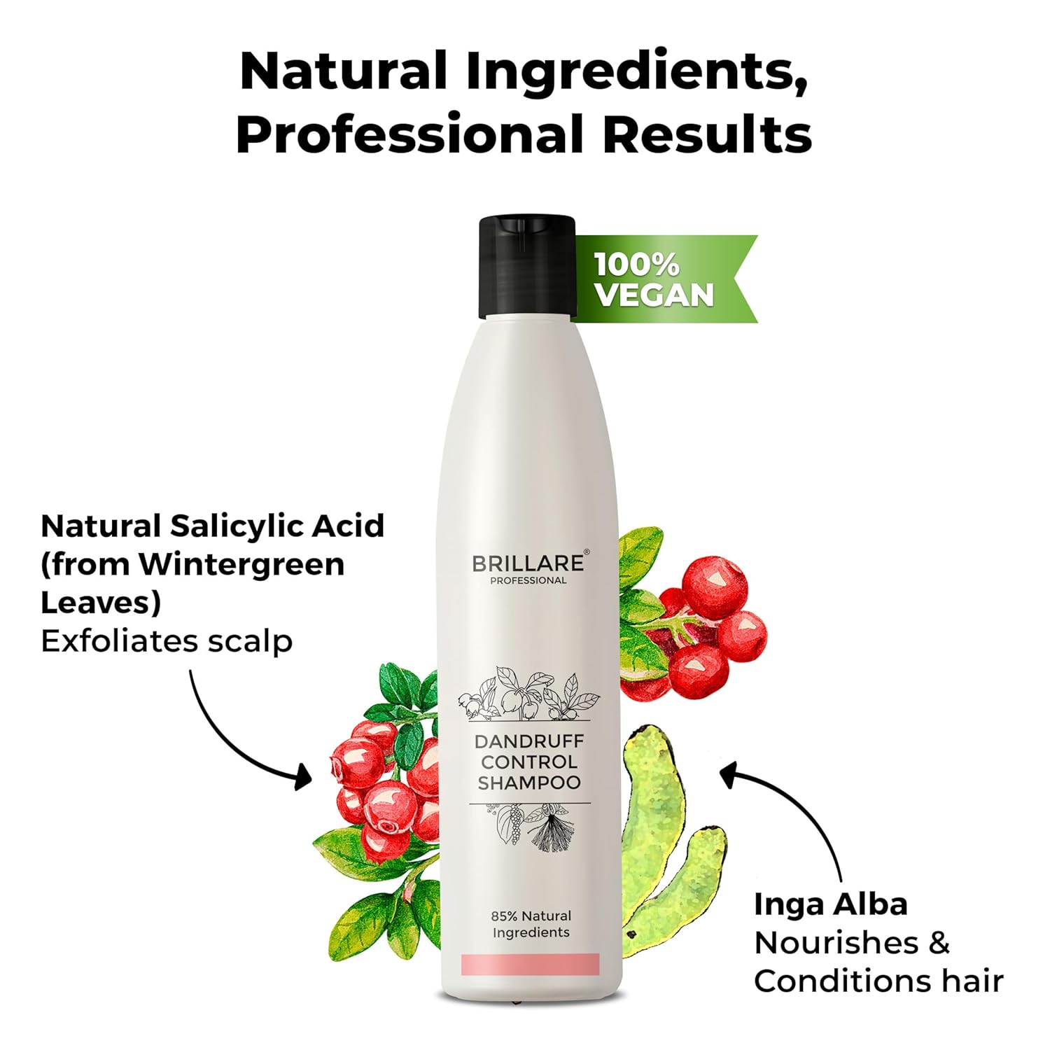 Brillare Professional Dandruff Control Shampoo With Salicylic Acid