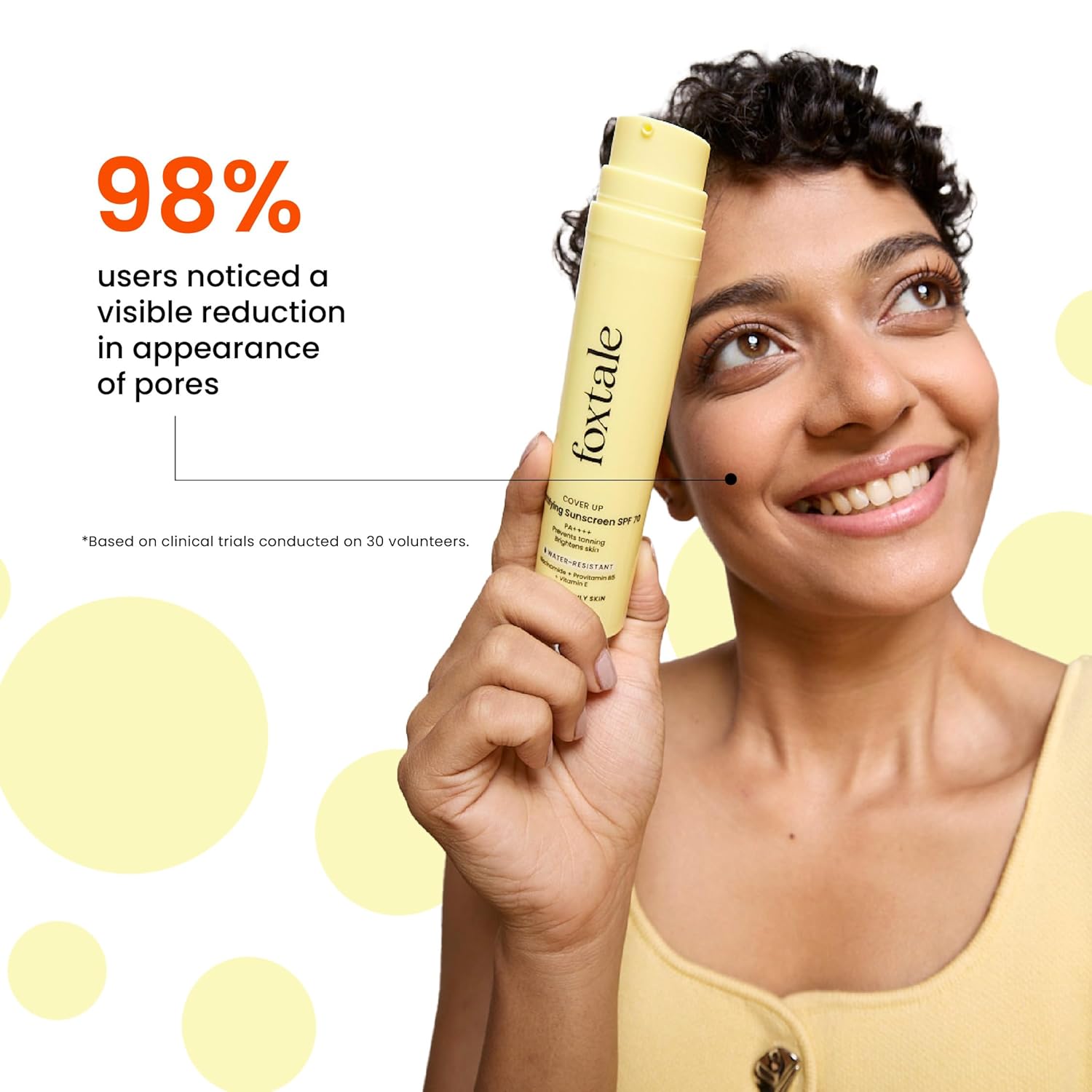 Foxtale SPF 70 Gel-Cream Sunscreen for Oily Skin