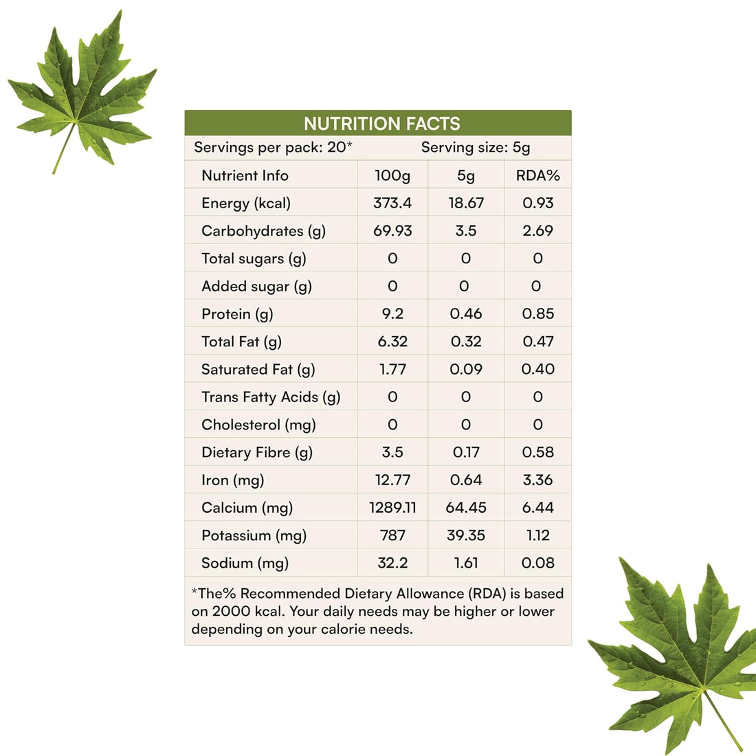 Koh Pure Gongura Powder - 100G