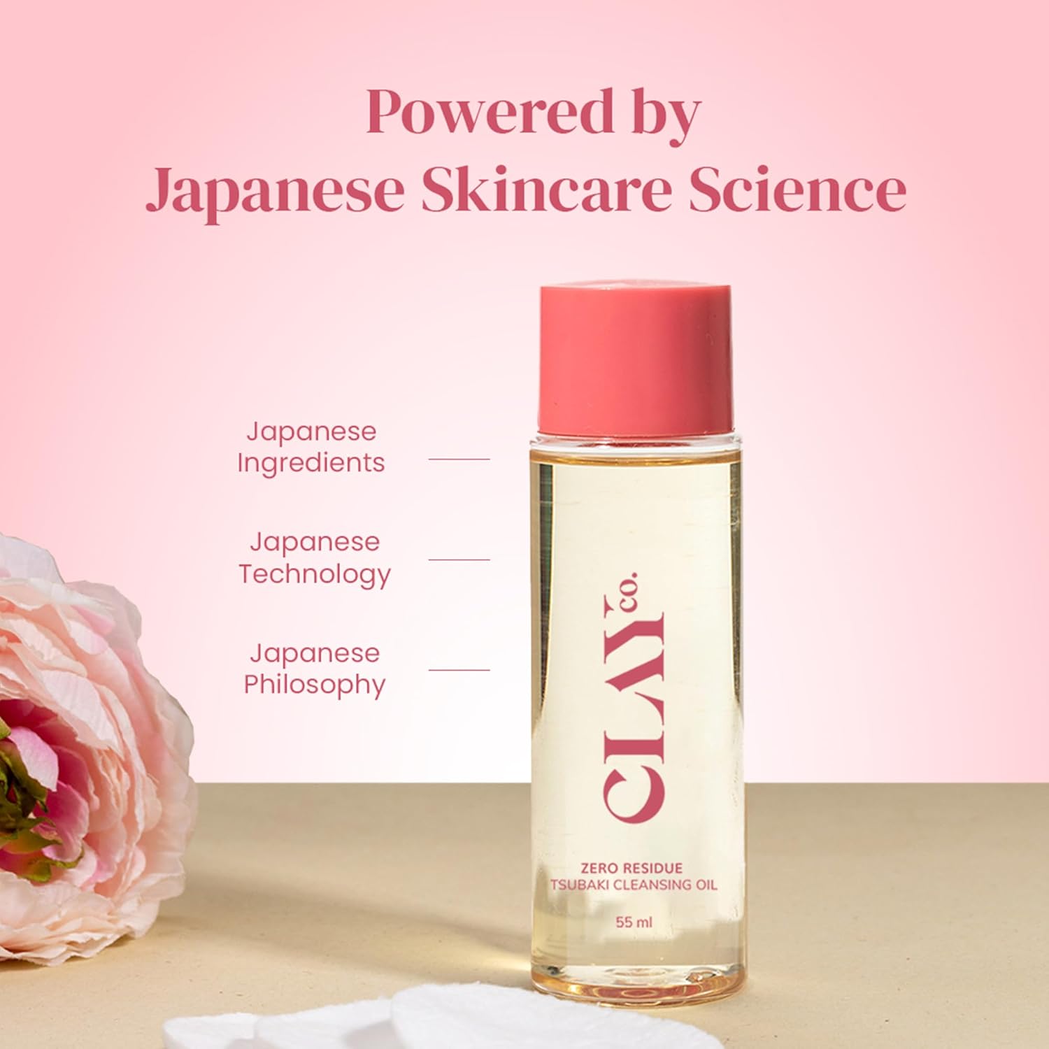 CLAYCO. Zero-Residue Tsubaki Cleansing Oil